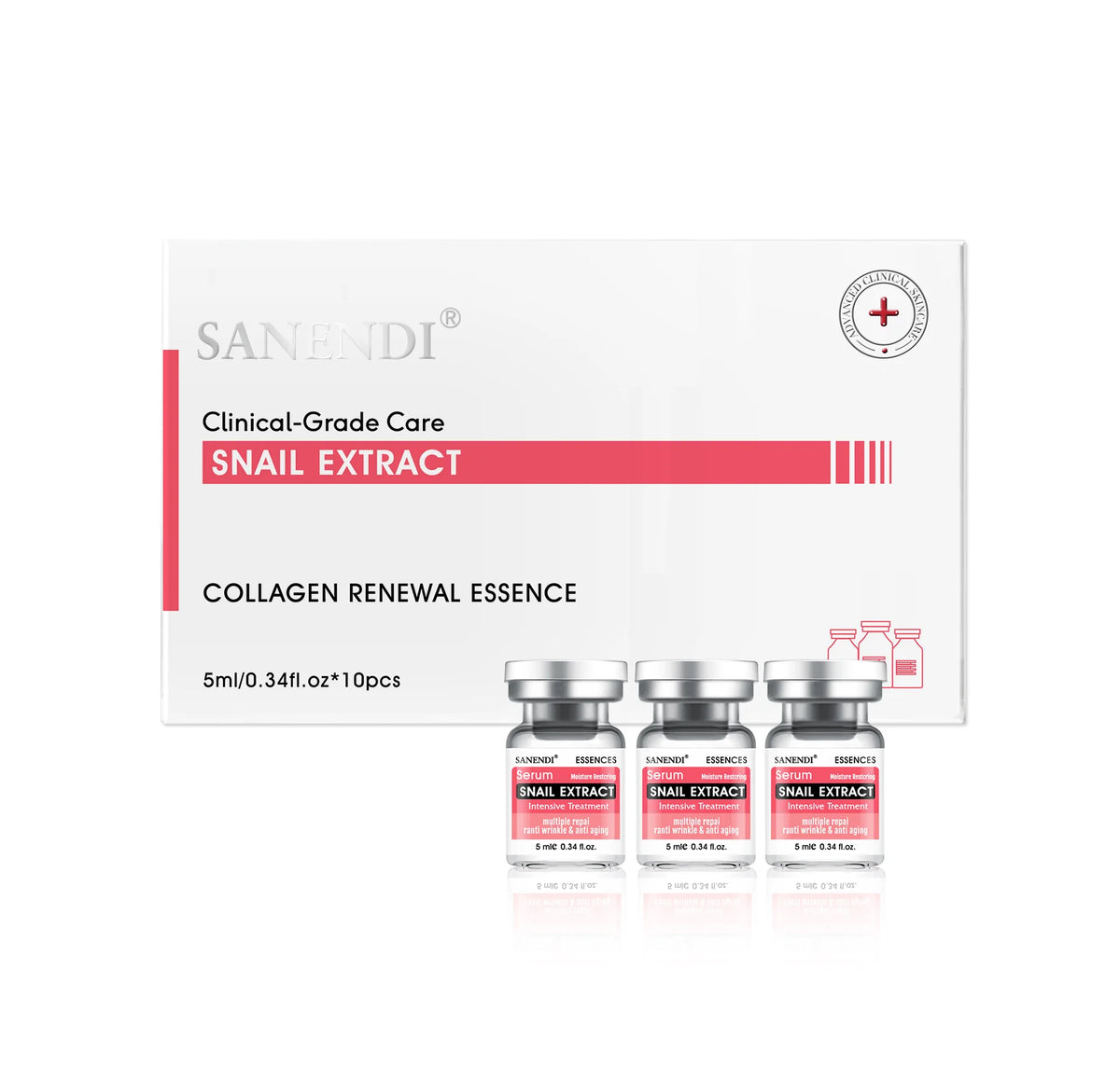 Sanendi AQUA Facial Essence Set — 10 × 5ml
