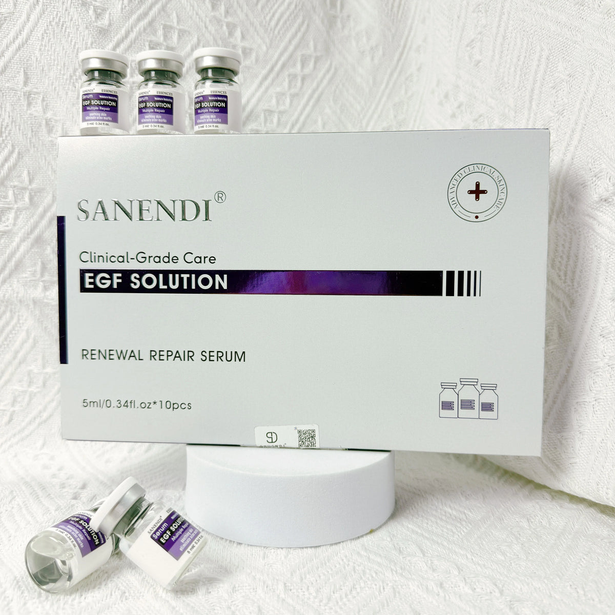 Korean Skin Care Product Sanendi AQUA Series Essence VC Soothing Moisturizing And Nourishing Facial Care Set 5mlx10
