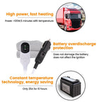 12V Car Electric Blanket 150x120cm 4 Heat Settings & Smart Timer Fast Heating Heated Travel Throw Portable Machine Washable Warming Pad for Car Truck RV Camping