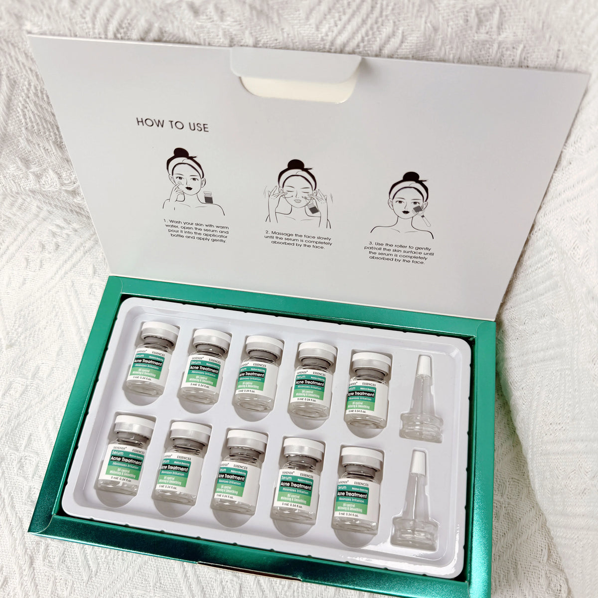 Korean Skin Care Product Sanendi AQUA Series Essence VC Soothing Moisturizing And Nourishing Facial Care Set 5mlx10