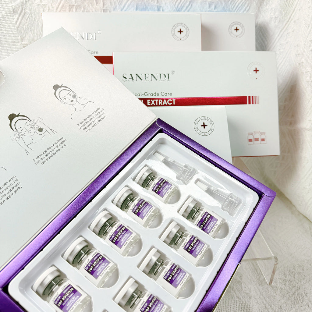 Korean Skin Care Product Sanendi AQUA Series Essence VC Soothing Moisturizing And Nourishing Facial Care Set 5mlx10