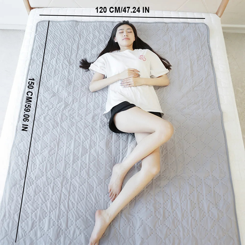 12V Car Electric Blanket 150x120cm 4 Heat Settings & Smart Timer Fast Heating Heated Travel Throw Portable Machine Washable Warming Pad for Car Truck RV Camping