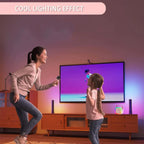 Portable Mini Karaoke Machine & Bluetooth Speaker for Kids (with 2 Wireless Microphones) – Ideal for Boys & Girls, Family Parties, and Birthday Gifts (Pink)
