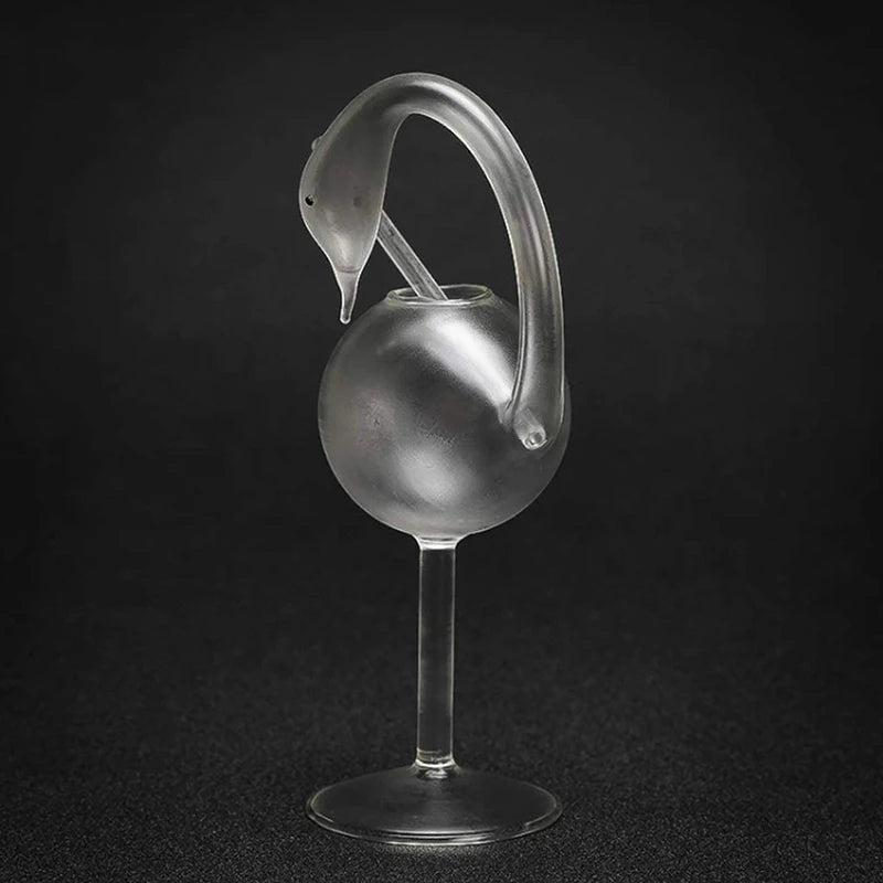Creative Cocktail Glass - Porcupine Fish/Swan/Rose/Octopus/Bird Design Cocktail Glass, Novelty Drink Cup for KTV Bar Night Party