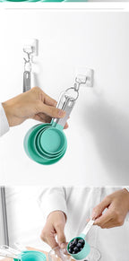 8pcs Measuring Cups Spoons Set Stackable Nesting Measure Cups
