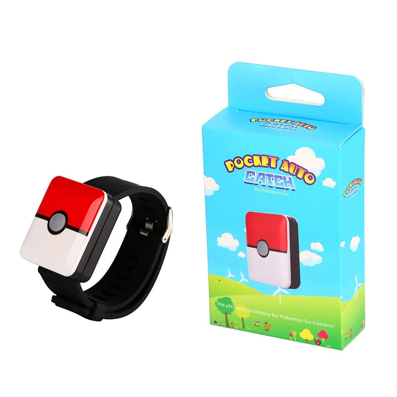 Catch Bracelet for Pokemon Go Plus Bluetooth Rechargeable Square Bracelet Wristband for Android IOS