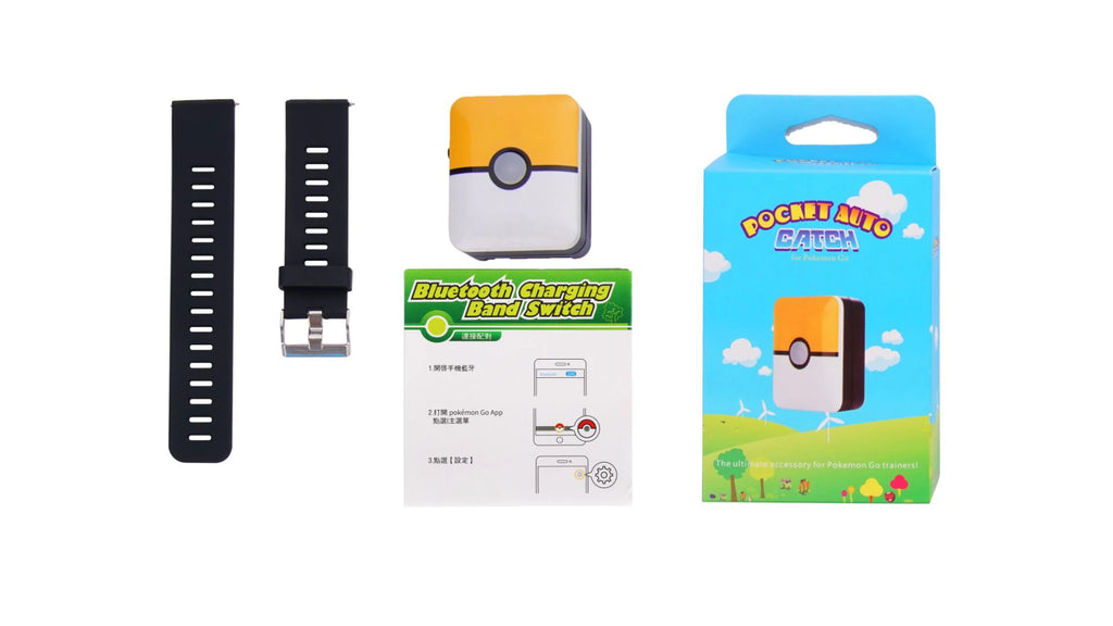 Catch Bracelet for Pokemon Go Plus Bluetooth Rechargeable Square Bracelet Wristband for Android IOS
