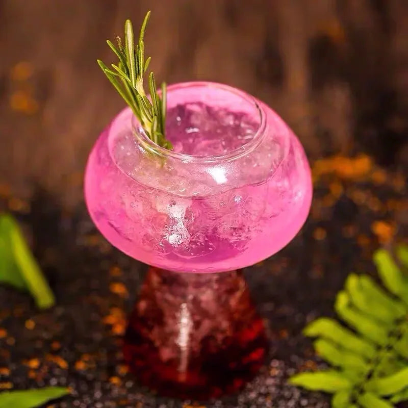 Creative Cocktail Glass - Porcupine Fish/Swan/Rose/Octopus/Bird Design Cocktail Glass, Novelty Drink Cup for KTV Bar Night Party