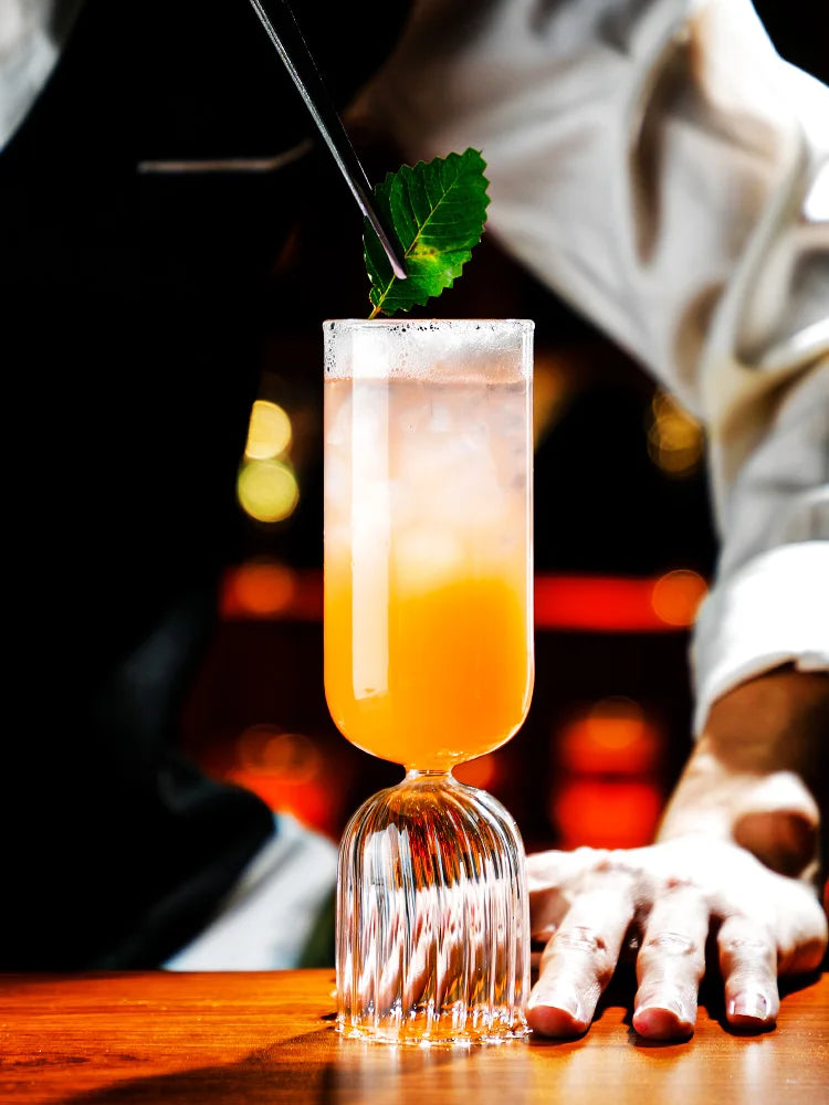 Creative Cocktail Glass - Porcupine Fish/Swan/Rose/Octopus/Bird Design Cocktail Glass, Novelty Drink Cup for KTV Bar Night Party