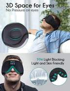 Bluetooth Sleep Headphones Eye Mask