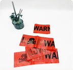 Cross Border in stock Halloween Party Decoration Warning Tape Horror Party Decoration Supplies Halloween Warning Tape