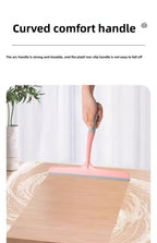 3-in-1 Silicone Squeegee, Multi-Purpose Water Blade for Bathroom, Window, Mirror, Countertop, Glass Cleaning Tool