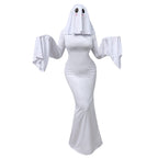 Halloween New Ghost Mother Cos Dress Lady Apricot Same Style Sexy Backless dress Stage Performance Dress for Women