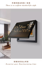 Modern Luxury Electric Meter Box Decorative Painting Abstract Hanging Painting 2024 New Distribution Box Switch Box Electric Met