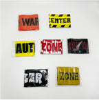 Cross Border in stock Halloween Party Decoration Warning Tape Horror Party Decoration Supplies Halloween Warning Tape