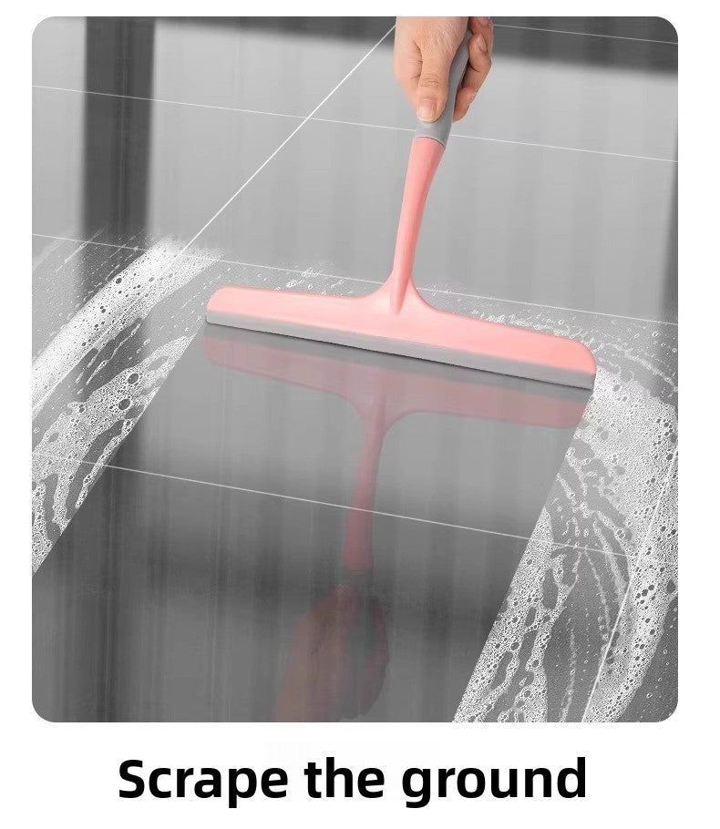 3-in-1 Silicone Squeegee, Multi-Purpose Water Blade for Bathroom, Window, Mirror, Countertop, Glass Cleaning Tool