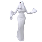 Halloween New Ghost Mother Cos Dress Lady Apricot Same Style Sexy Backless dress Stage Performance Dress for Women