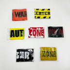 Cross Border in stock Halloween Party Decoration Warning Tape Horror Party Decoration Supplies Halloween Warning Tape