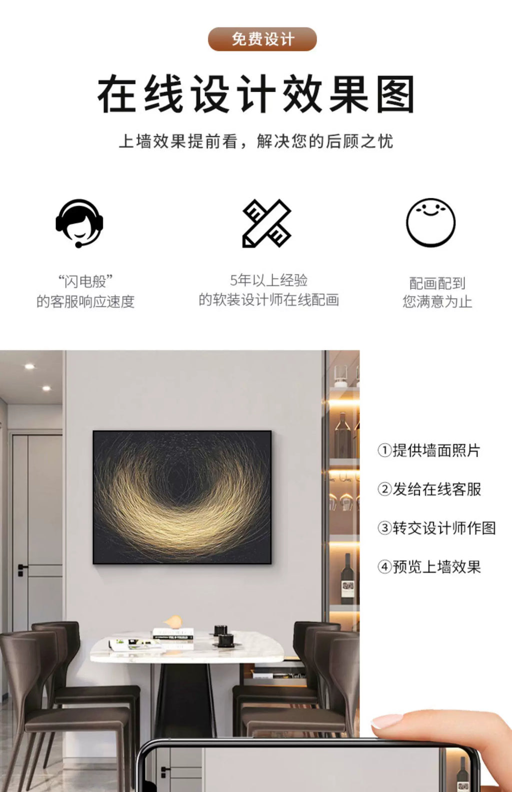 Modern Luxury Electric Meter Box Decorative Painting Abstract Hanging Painting 2024 New Distribution Box Switch Box Electric Met