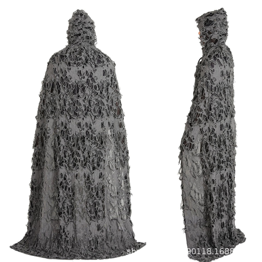 Cross-Border Halloween Cloak for Adults and Children Hooded Cloak Halloween Rag Clothes Party Death Game Dress up
