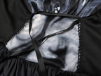 2025 New Halloween Witch Dress Hooded Skeleton Witch Magician Cosplay Stage Performance Costume
