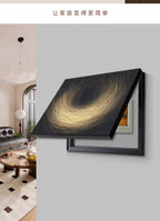 Modern Luxury Electric Meter Box Decorative Painting Abstract Hanging Painting 2024 New Distribution Box Switch Box Electric Met