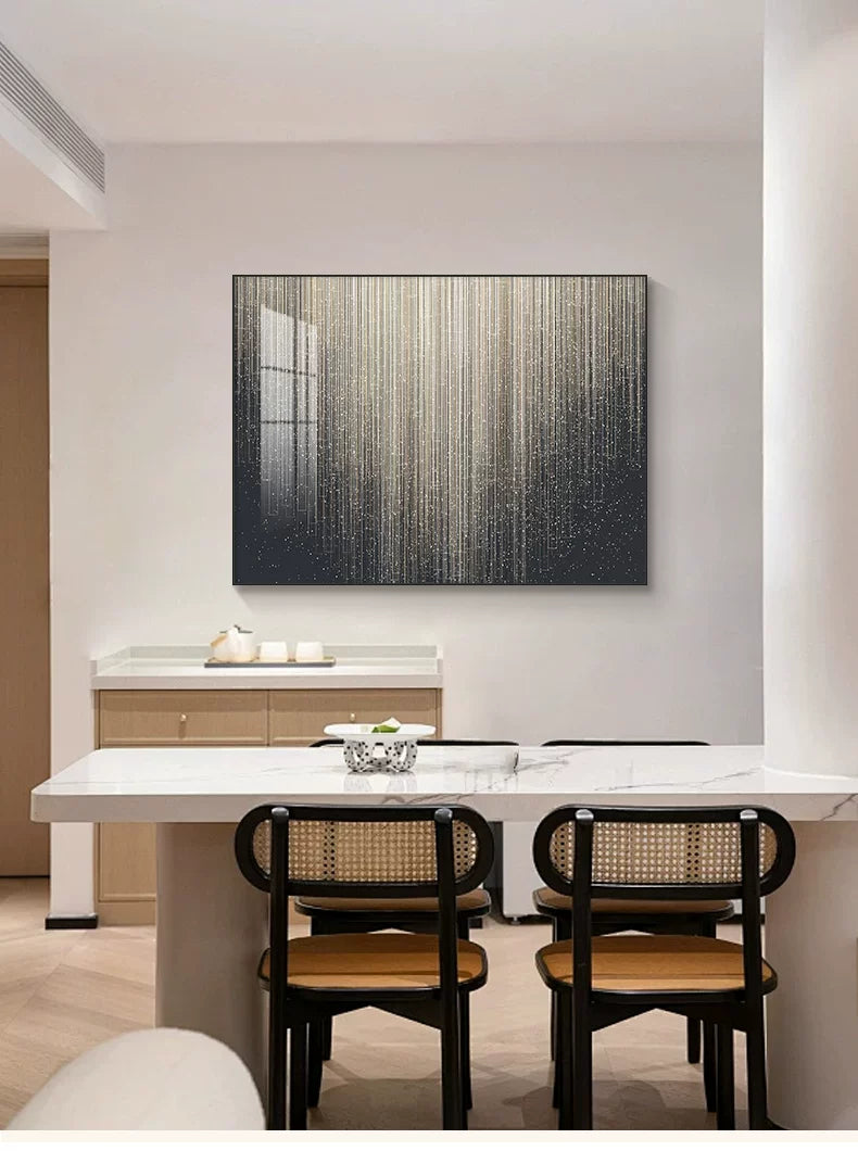 Modern Luxury Electric Meter Box Decorative Painting Abstract Hanging Painting 2024 New Distribution Box Switch Box Electric Met