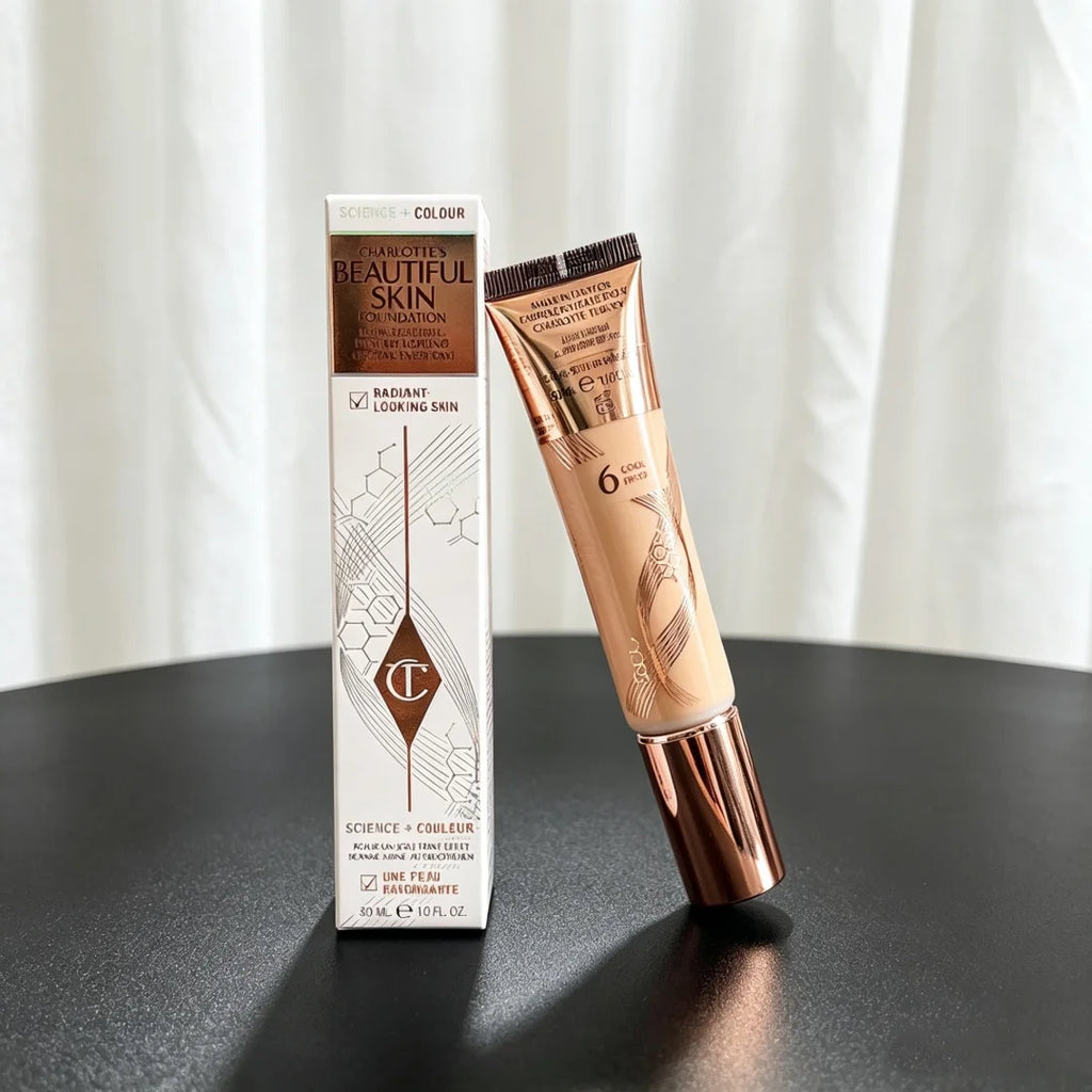 Charlotte Tilbury Hyaluronic Acid Foundation Hydrating Medium Coverage Natural Glow 16HR Wear Brightening Concealer Dark Circles