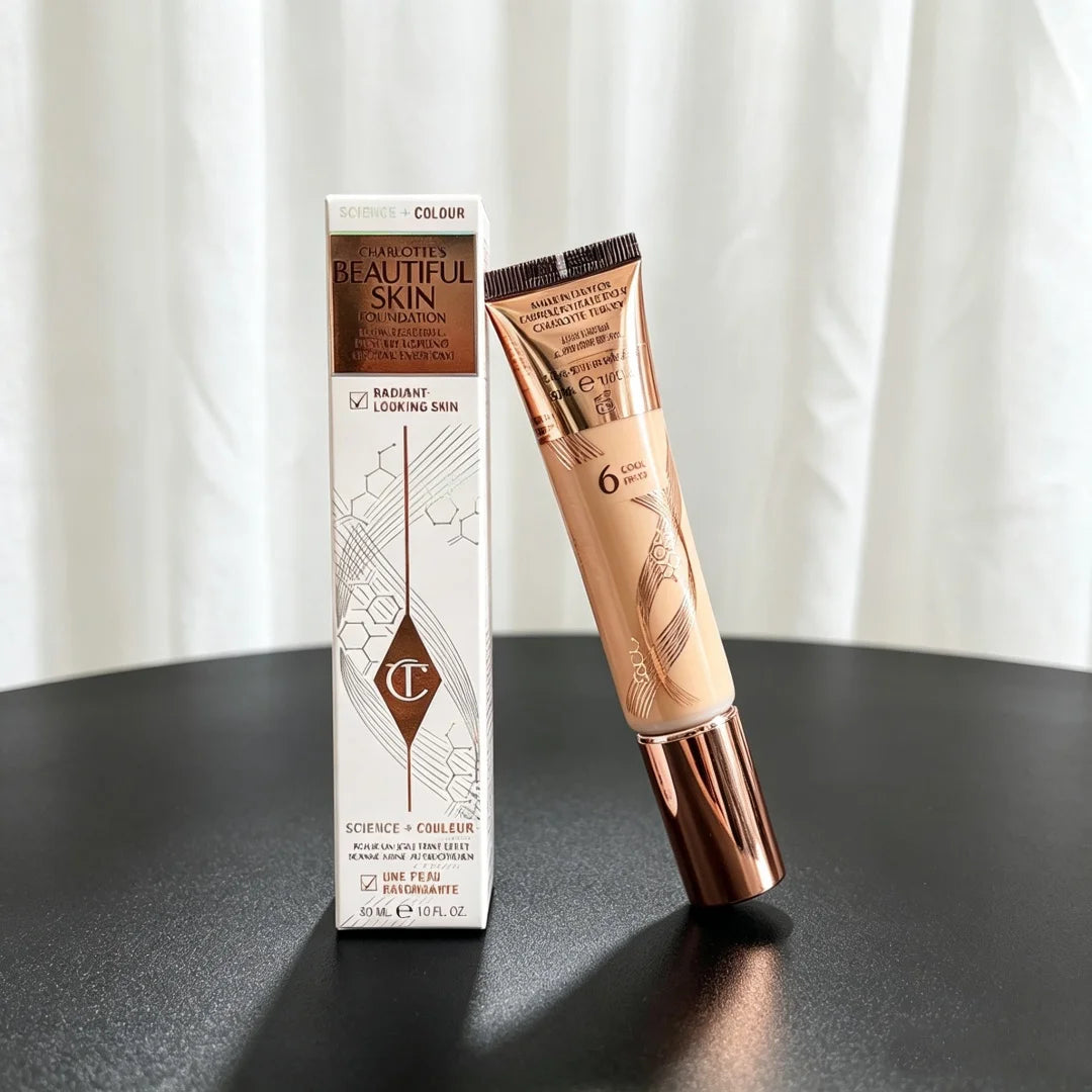Charlotte Tilbury Hyaluronic Acid Foundation Hydrating Medium Coverage Natural Glow 16HR Wear Brightening Concealer Dark Circles