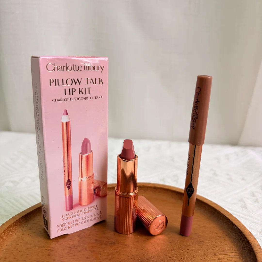 Charlotte Tilbury Powder, Blush & Lip Liner Set