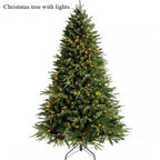 2026 new Christmas decoration high-end PE mixed Christmas tree, encrypted branches with lights, Christmas tree