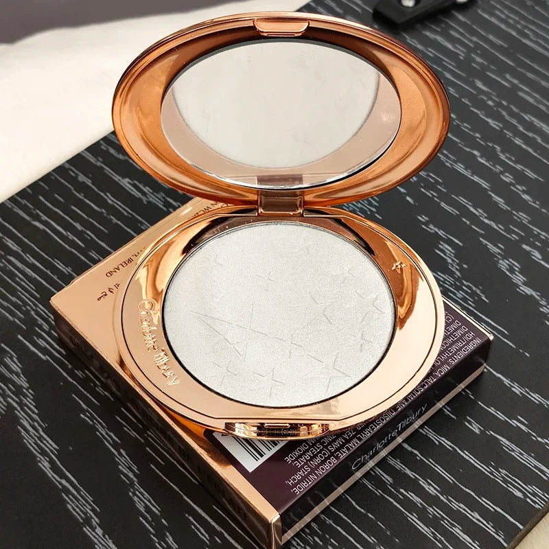 Hot Sale Charlotte Brand Setting Spray Fine Texture Powder Small Gold Plate 2 Color Powder Blusher Essence Oil Tilbury Cosmetics