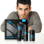 LAIKOU 3-Piece Men's Daily Skincare Kit - Cleanse Refresh Hydrate Essential Men's Beauty Routine Set