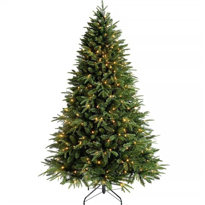 2026 new Christmas decoration high-end PE mixed Christmas tree, encrypted branches with lights, Christmas tree