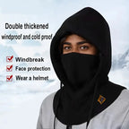Winter Warm Hat with Mask and Neck Warmer 3-in-1 Windproof Balaclava for Men Women Masked Hat Cycling Cold Weather Protection