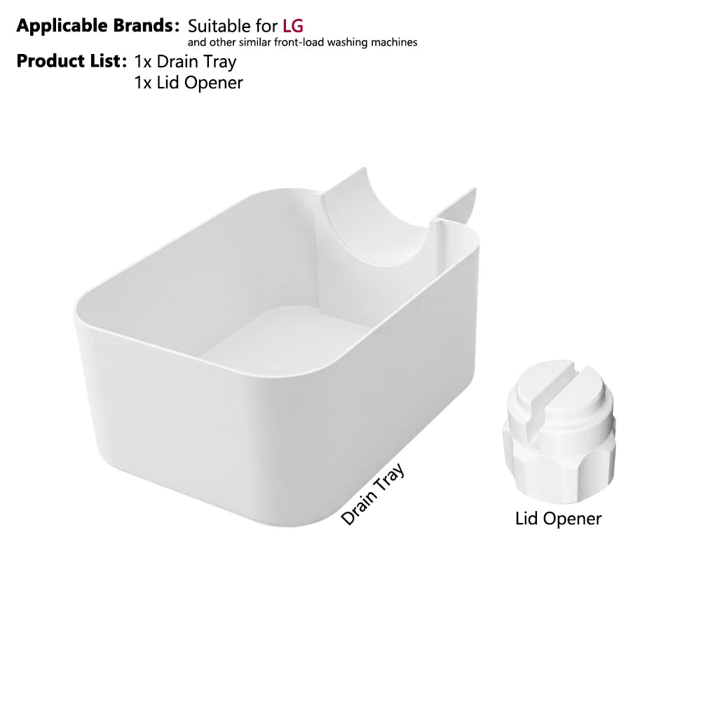 Aoifn Washing Machine Drain Pan & Spill Tray