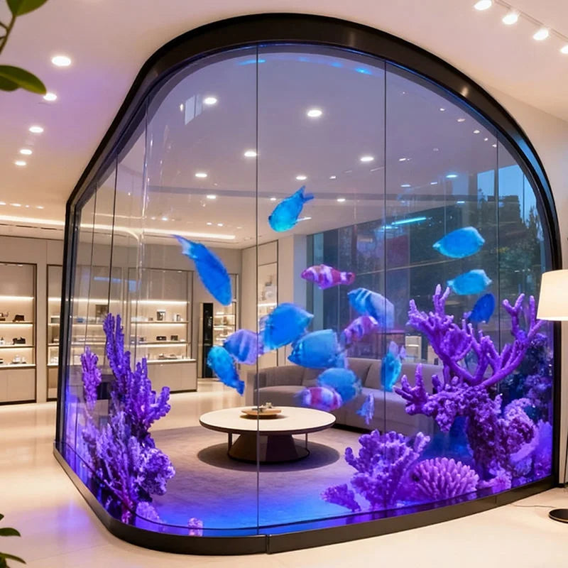 Flexible LED Screen Transparent Glass Display Film High Definition Window Advertising LED Signage for Retail Shops