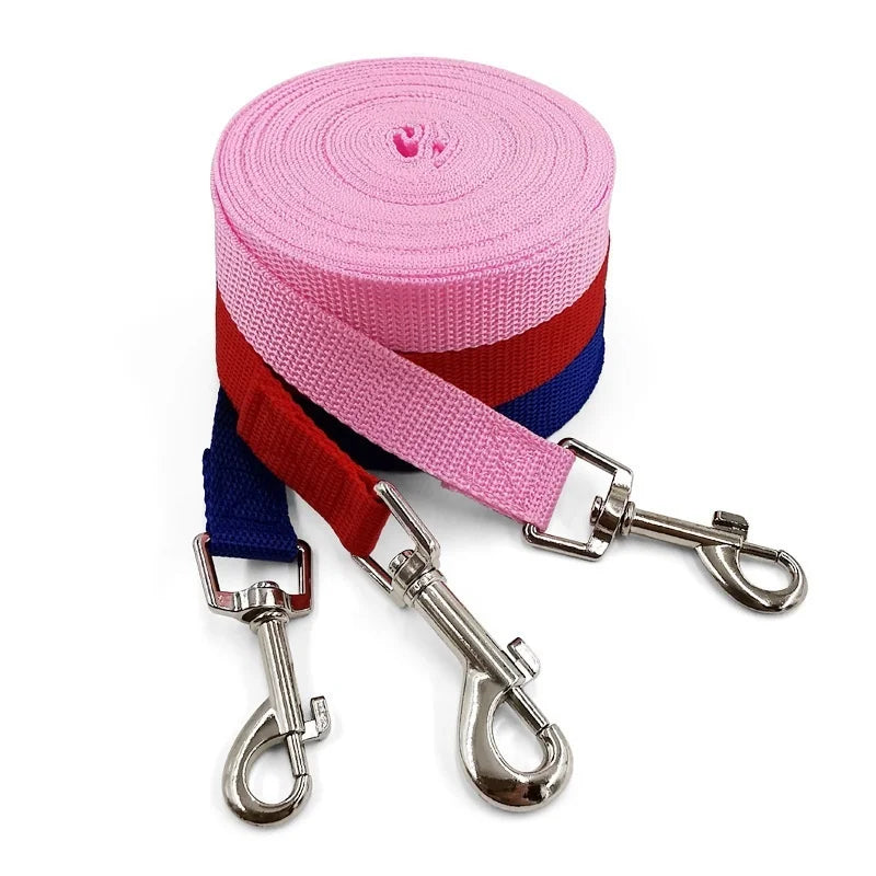 Long Nylon Dog Training Lead – 1.2m to 30m