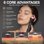 Ager Booster Pro Lifting Face Neck Therapy LED Vibration Massager Beauty Device for Anti-Aging Wrinkles, Skin Rejuvenation