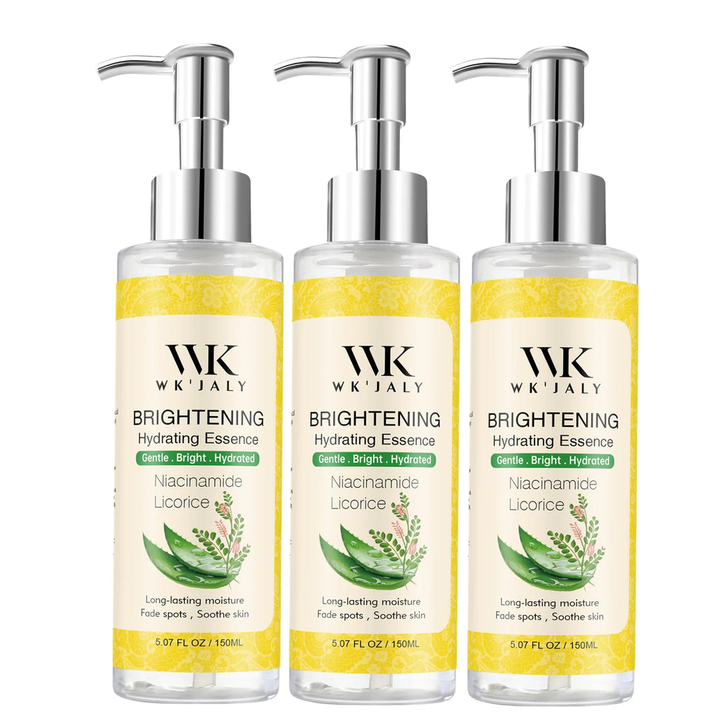 WK JALY Licorice Whitening Serum, Dark Spots Removal Essence, Brighten Skin Tone, Moisturizing, For Face, Body, 150ml