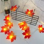 Autumn Maple Leaf LED String Lights – 2m, 3m or 6m