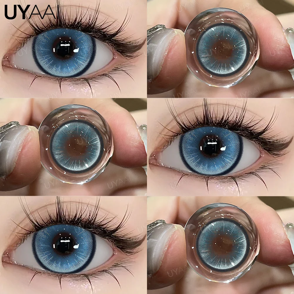 UYAAI Blue Coloured Contact Lenses