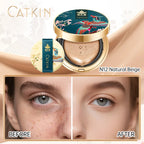 Catkin Phoenix Cushion Foundation Full Coverage, Sheer Satin Finish,  Light Beige