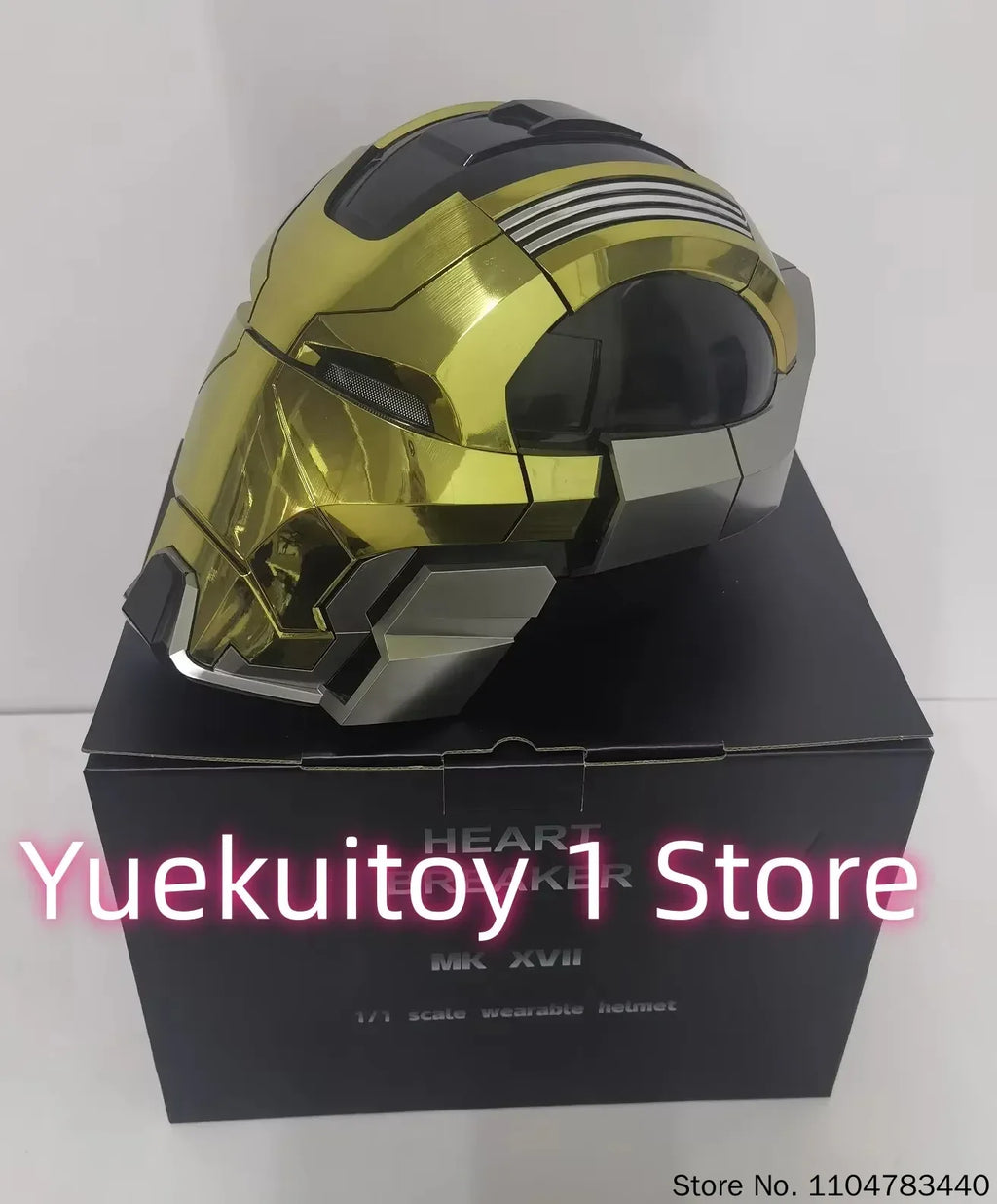 Wearable Iron Man Mk5 Helmet Toy with Arm Cannon Role Play  Green Goblin Designs