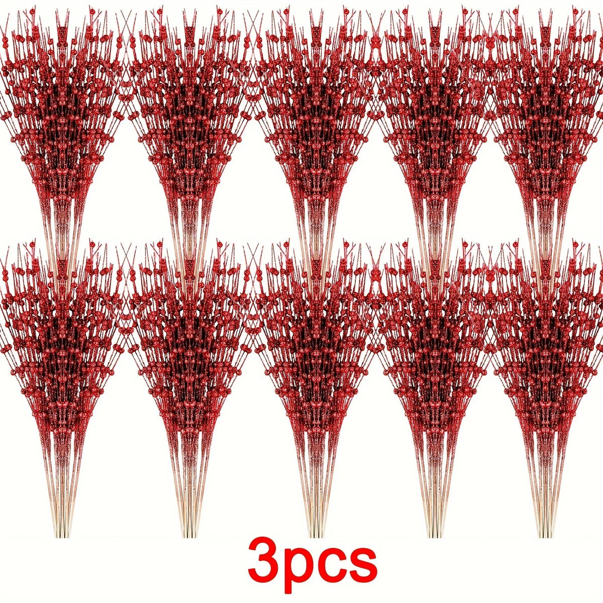 4Pcs Artificial Berry Bouquet Fake Plant Christmas Tree decoration