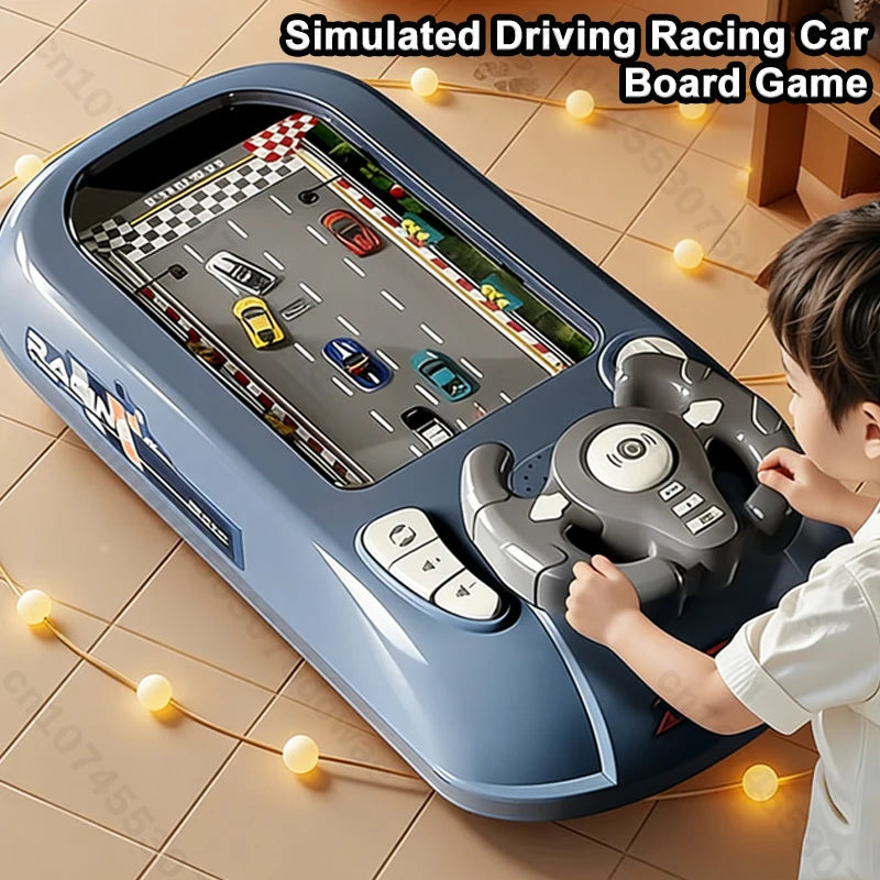 Children's Steering Wheel Driving Toys Vehicle Electronic  Game