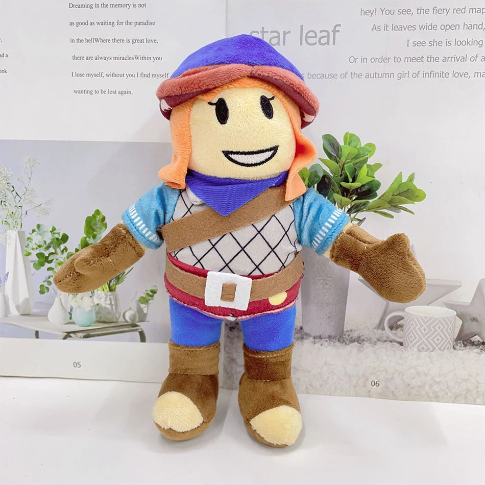 NEW 22cm Roblox Game Experiment Noob Plush Anime Kawaii Peripheral Stuffed Doll Plush Toys Children Birthday Christmas Gift