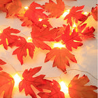 Autumn Maple Leaf LED String Lights – 2m, 3m or 6m