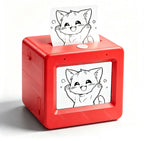 AI Voice Smart Thermal Printer! 58mm Mini Portable Bluetooth Photo Sticker Picture Print Device Fun Print with White Color Paper