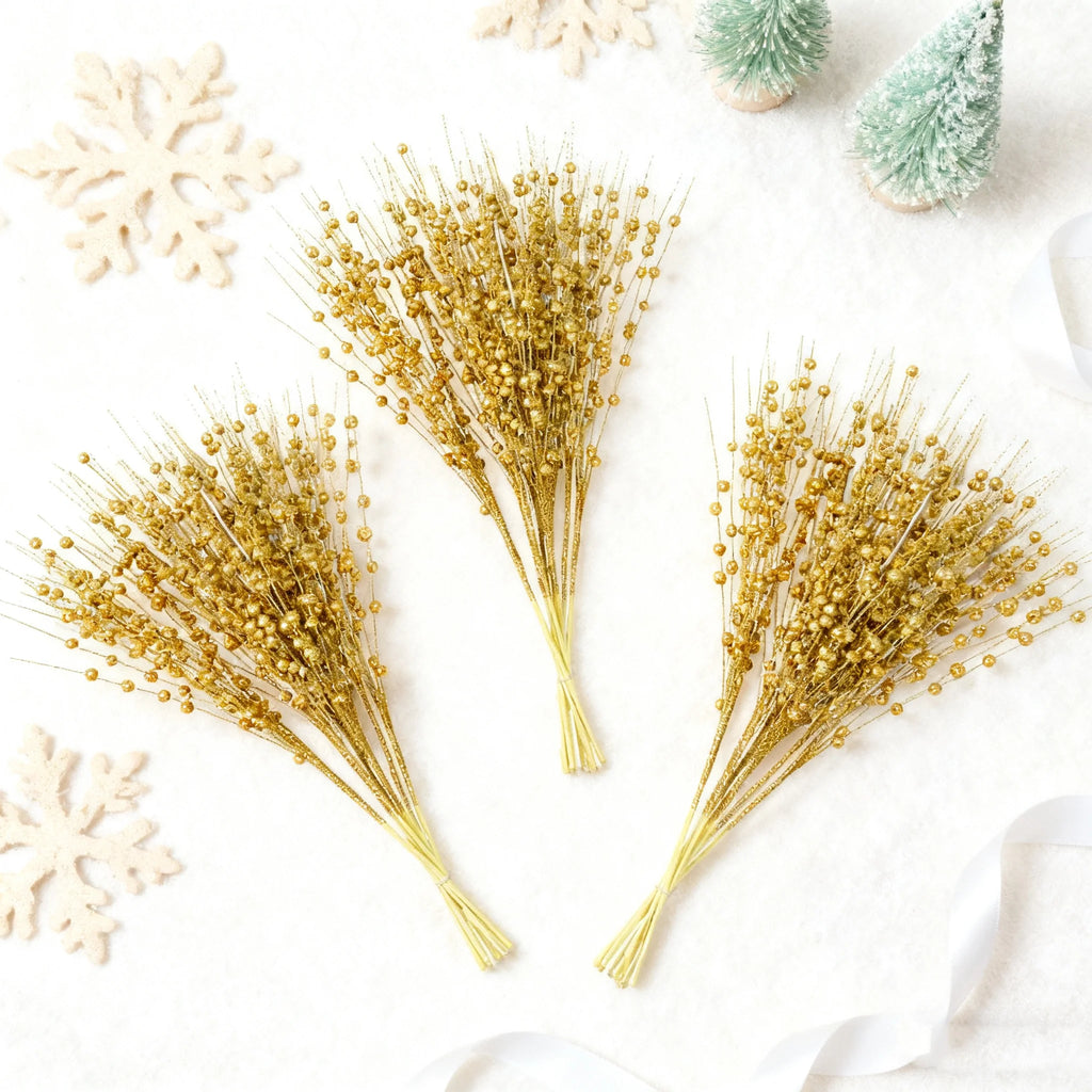 4Pcs Artificial Berry Bouquet Fake Plant Christmas Tree decoration
